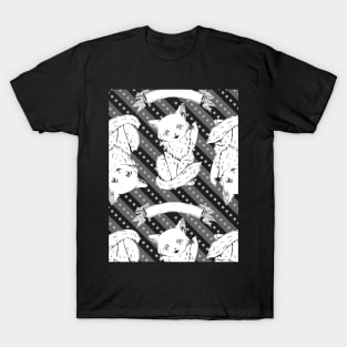 Kitty Final Boss Pattern T-Shirt